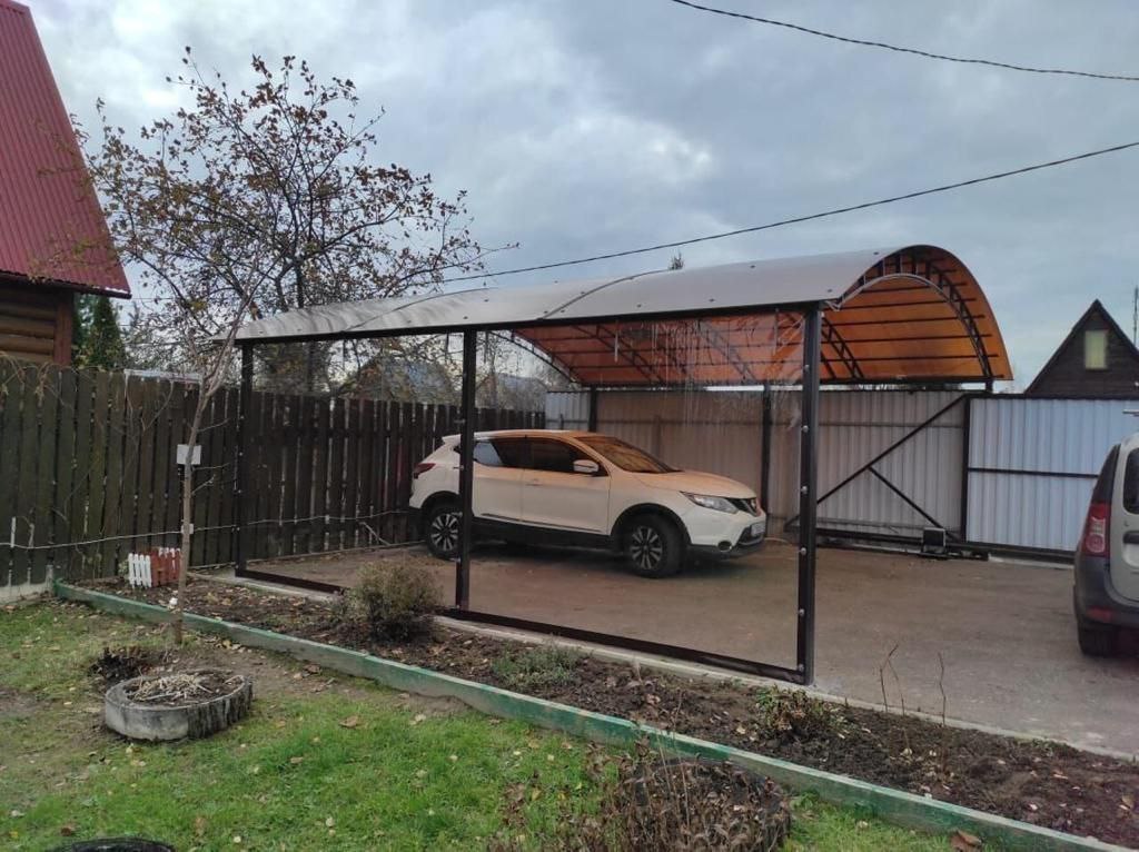 Прозрачные шторы ПВХ для навеса под автомобиль в Бутурлиновке